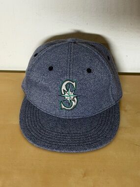 Seattle Mariners Aquafina Moose Mascot Underbill SnapBack Cap Hat Adjustable
